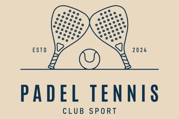 A Clean Padel Tennis Logo for Dynamic Graphics & Logos