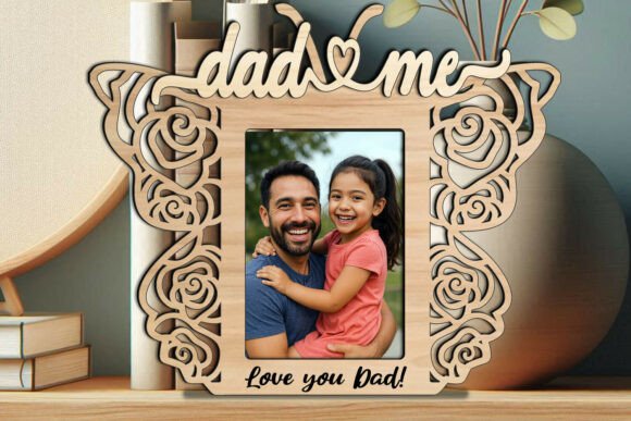 A Laser-Engraved Rose & Butterfly Frame for Heartfelt Brand Graphics