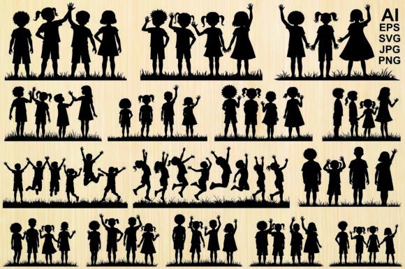 A Playful Silhouette Graphic for Content Publishing