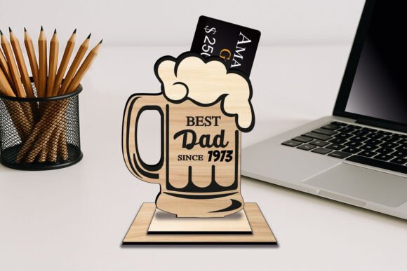 Beer Mug Father's Day SVG: A Laser Cut Gift Idea