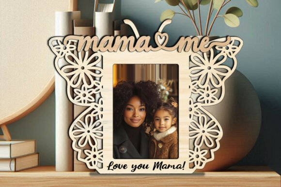 Butterfly Frame Graphics for Laser Engraving Projects