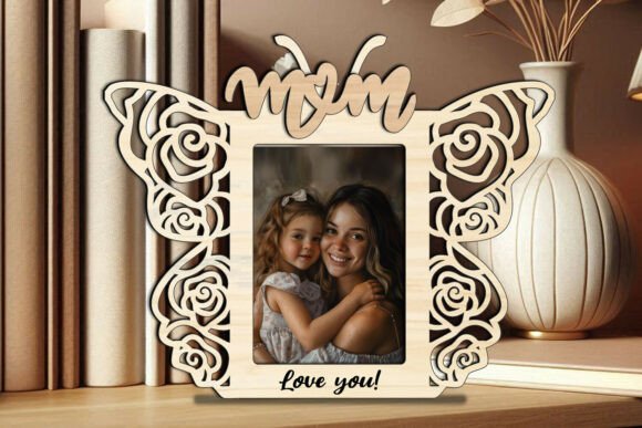 Evaluating the Rose Butterfly Mom Frame for Laser Graphics